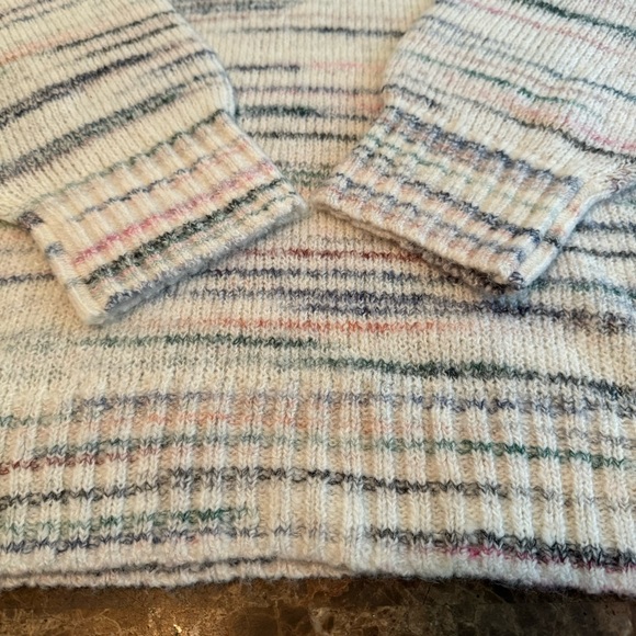 Old Navy Sweater Size 3X Cream Wool Blend Long Plus Size Winter Fall - Picture 8 of 9